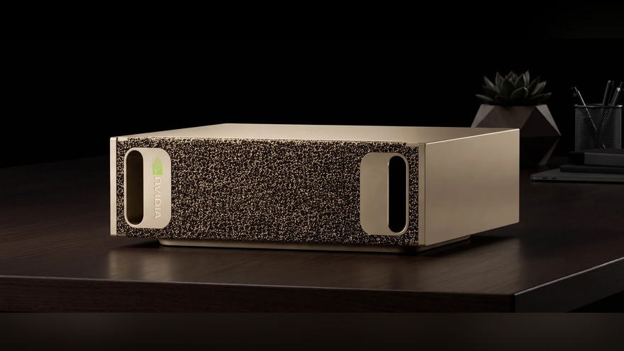 Space Rigs on-premises private AI appliance on a desk